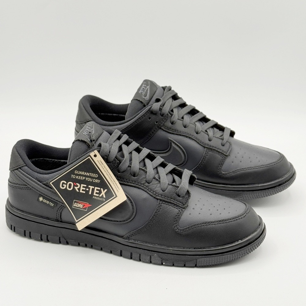 Nike Dunk Low GTX Gore-Tex 'Black Off Noir' / Size 8.5 Mens / HQ2053-001, NEW
